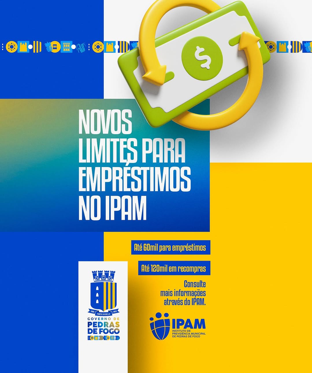 IPAM aumenta limite de crédito para aposentados e pensionistas
