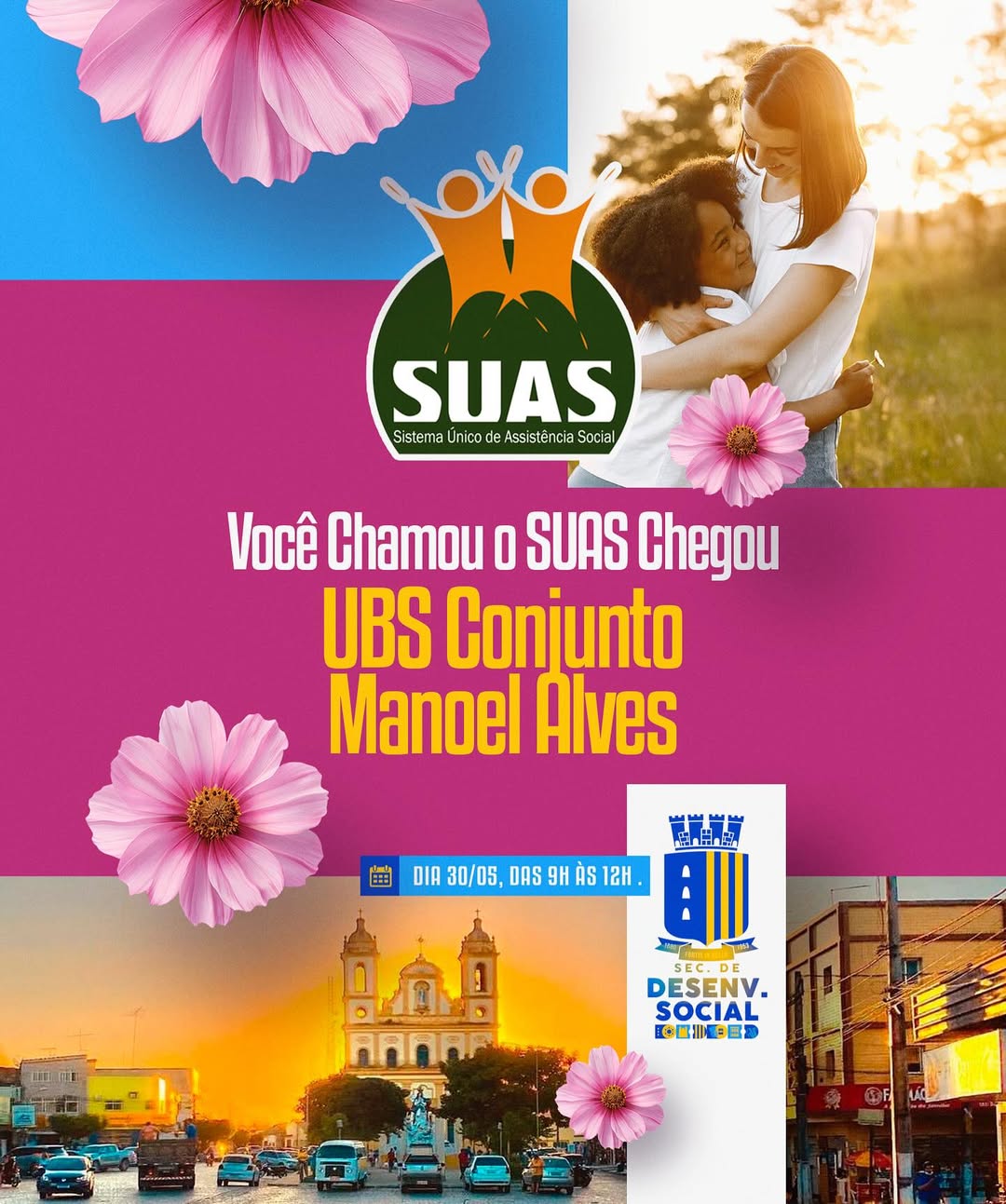 Imagem ilustrativa: "SUAS" chega ao conjunto Manoel Alves nesta sexta