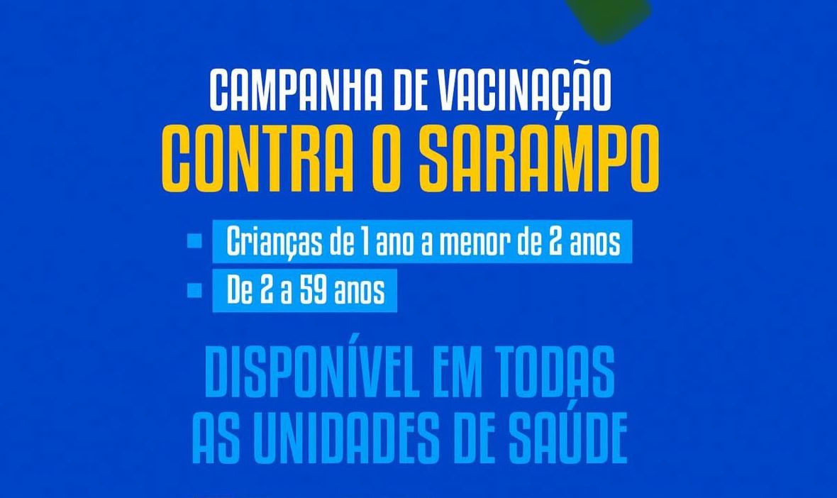 Imagem ilustrativa: Pedras de Fogo intensifica vacinação contra o sarampo