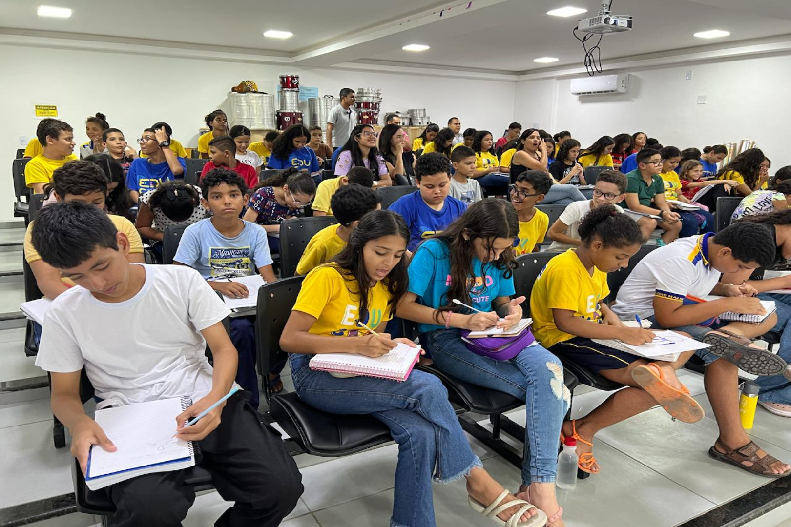 NUCA PROMOVE ENCONTRO INSPIRADOR COM ALUNOS DA ESCOLA INTEGRAL EM PEDRAS DE FOGO