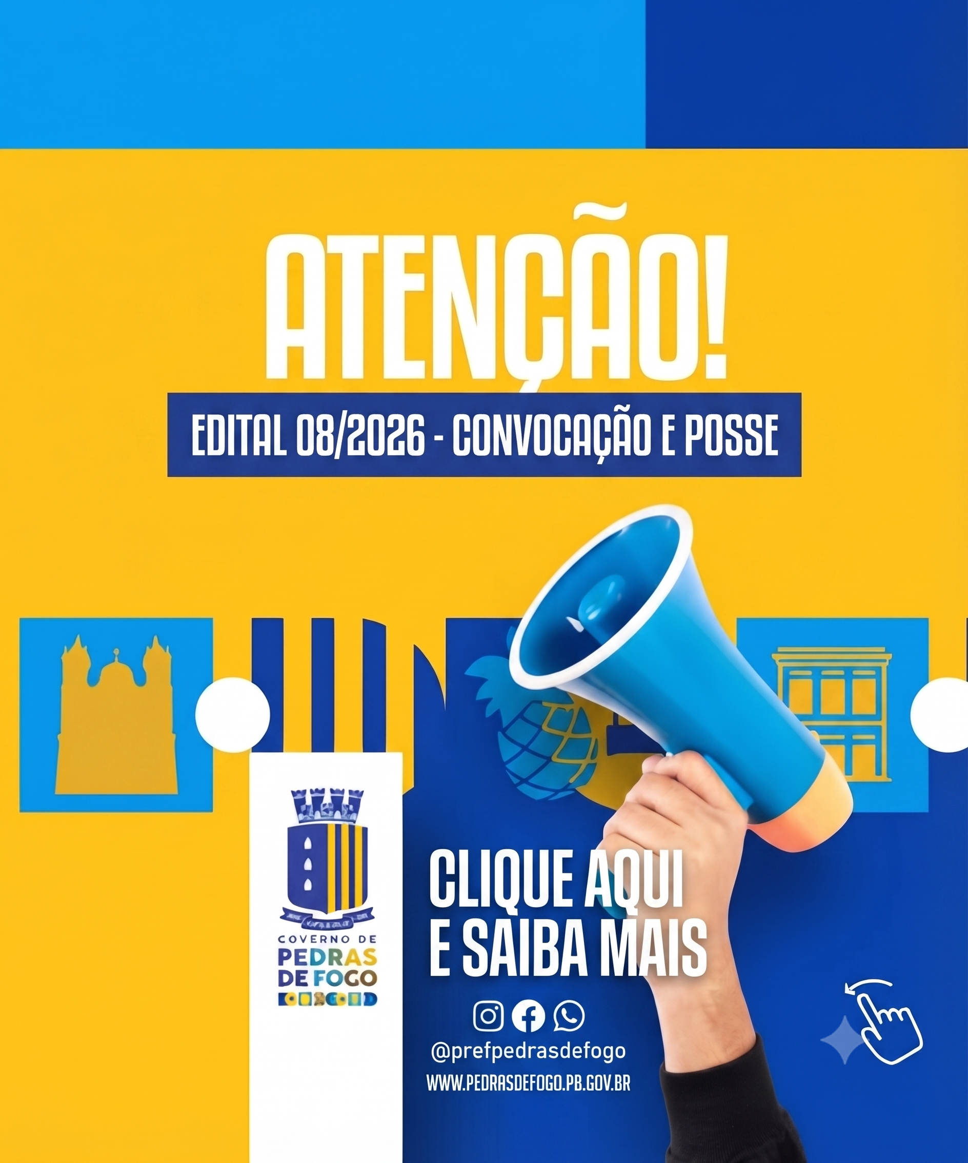 EDITAL 08/2026 - CONVOCAÇÃO E POSSE