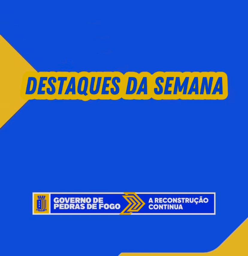 Imagem ilustrativa: VEJA AS PRINCIPAIS AÇÕES DA GESTÃO MUNICIPAL NESTA SEMANA
